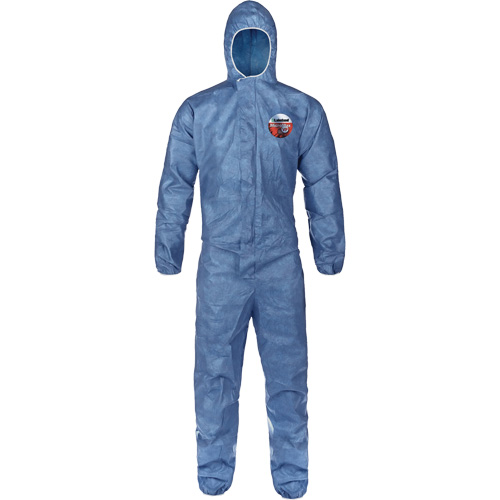 Combinaisons &agrave; capuchon, Grand, Bleu, MicroMax VP Superchem Industries