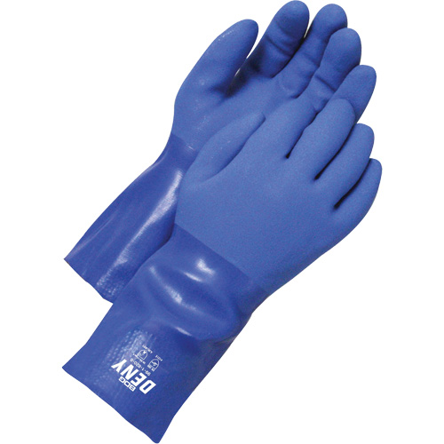 Gants textur&eacute;s, Taille 12, 12" lo, PVC, Doublure en Coton Superchem Industries