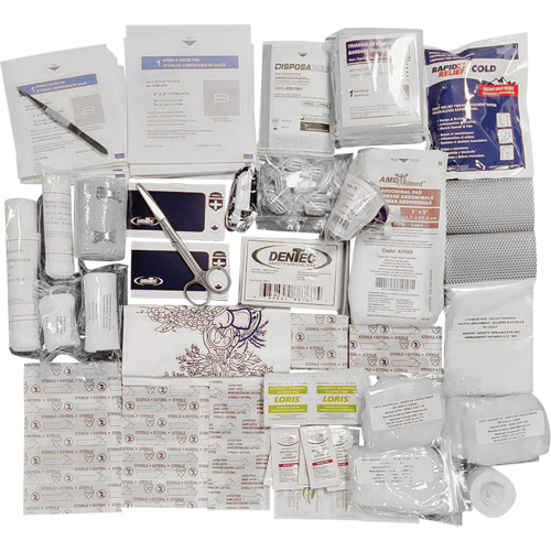 Trousse de premiers soins de interm&eacute;diaire et recharge Shield, R&eacute;pond &agrave; la norme CSA Z1220-17 type 3 environnements &agrave; haut risque, Petit (2-25 travailleurs) Superchem Industries