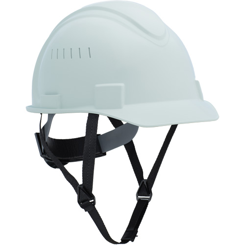 Casque North &agrave; bordure courte, R&eacute;pond aux normes CSA type 1, Suspension Rochet, Ventil&eacute; Superchem Industries