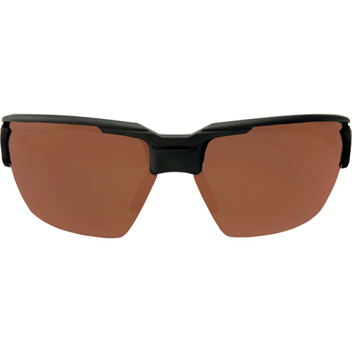 Lunettes de s&eacute;curit&eacute; Pumori, Lentille Cuivre, Anti-&eacute;gratignures/Polaris&eacute;, ANSI Z87+/MCEPS GL-PD 10-12/R&eacute;pond ou surpasse la norme CSA Z94.3 Superchem Industries