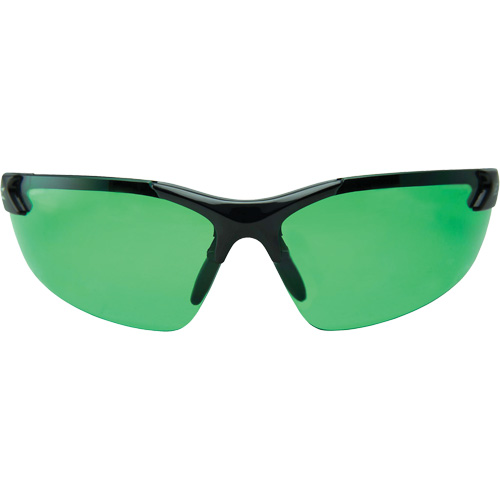 Zorge G2 Safety Glasses, Green Lens, Anti-Scratch, ANSI Z87+/MCEPS GL-PD 10-12/Meets/Exceeds CSA Z94.3 Superchem Industries