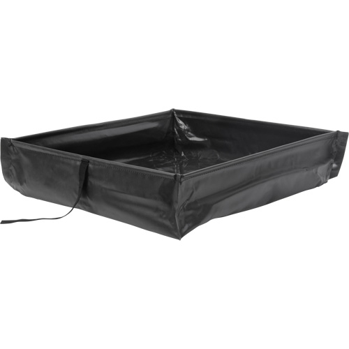 Berme de confinement des d&eacute;versements repliable &agrave; rouler, Capacit&eacute; 34 gal. US, 3' la x 3' lo x 6" h Superchem Industries