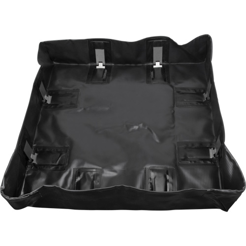 Berme repliable, Capacit&eacute; 90 gal. US, 4' la x 6' lo x 6" h, Support &agrave; encliqueter Superchem Industries