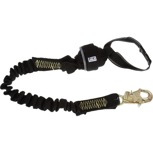 Shock Absorbing Arc Flash Web Lanyard, 6', Snap Hook Center, Choke-Off Loop Leg Ends, Kevlar&reg;/Nomex&reg; Superchem Industries