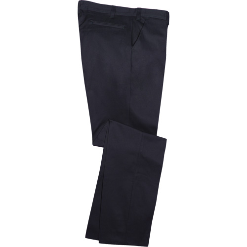 Industrial Work Pants, Cotton, Navy Blue, Size 28, 30 Inseam Superchem Industries