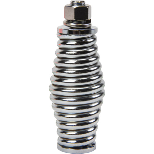 Heavy-Duty Safety Whip, Threaded Mount, 8' High, Orange with Reflective X Superchem Industries
