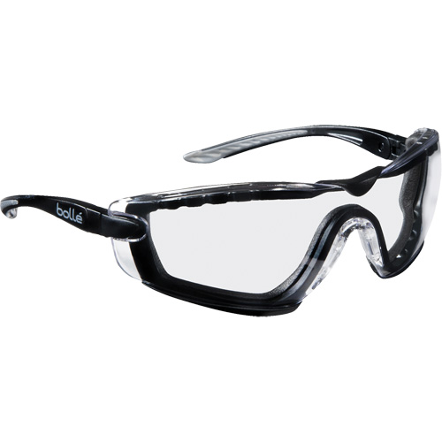 Lunettes de s&eacute;curit&eacute; enveloppantes hybrides Cobra, Lentille Transparent, Antibu&eacute;e/Anti-&eacute;gratignures Superchem Industries