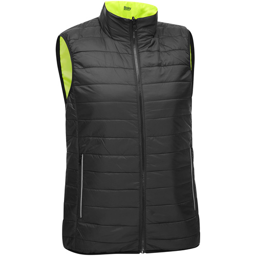 Veste bouffante, enveloppante et r&eacute;versible avec X au dos Bisley pour femmes, Jaune lime haute visibilit&eacute;, 3T-Grand, Polyester Superchem Industries