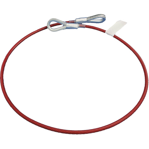 AS-21000-6 PeakWorks&reg; 6' Cable Anchor with Eye-End Configuration, Sling Superchem Industries