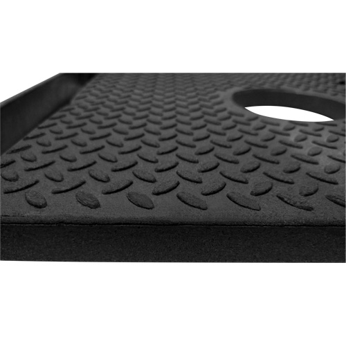 Rubber Delineator Post Base, 10 lbs. Superchem Industries