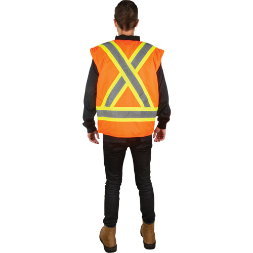 Waterproof 7-in-1 Winter Parka, High Visibility Orange, Large Superchem Industries