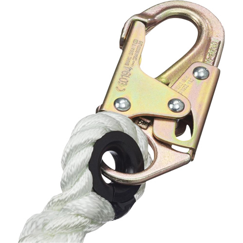 LAN-1222-4 5/8" Restraint Rope Lanyard, 1 Legs, 4', CSA Class A Superchem Industries