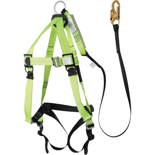 FBH-10000A5440-6 Harnais & longe classe A de 6' avec capacit&eacute; de 220 lb, Combinaison harnais/longe Superchem Industries