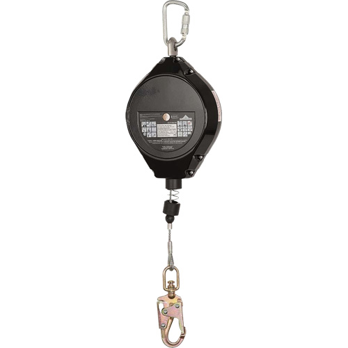 SRL-73302-60LE Cordage de s&eacute;curit&eacute; autor&eacute;tractable, 60', Acier galvanis&eacute;, Pivotant Superchem Industries