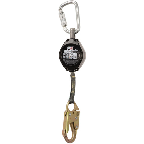 SRL-76105-6AR Cordage de s&eacute;curit&eacute; autor&eacute;tractable r&eacute;sistant &agrave; l'arc &eacute;lectrique, 6', Dyneema, Pivotant Superchem Industries