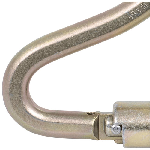 CP-04011-1 Mousqueton zingu&eacute; avec ouverte de portique de 2", Acier Superchem Industries