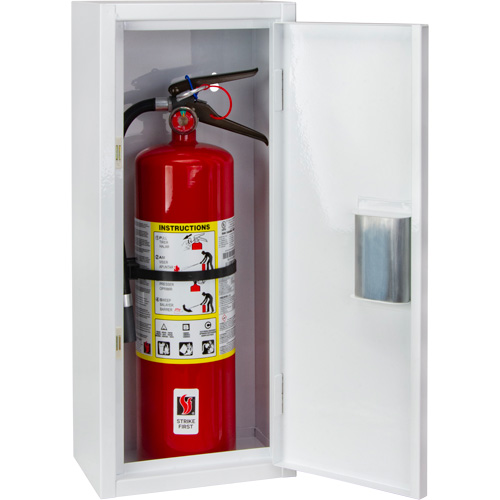 Armoire int&eacute;rieur pour extincteur, 10" la x 24" h x 7" p Superchem Industries