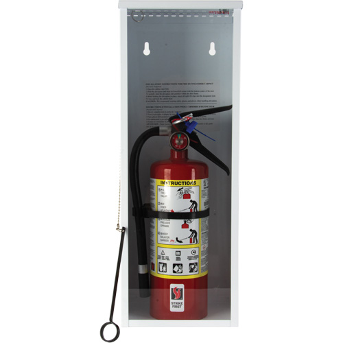 Armoire d'usage l&eacute;ger pour extincteur, 8" la x 22" h x 6" p Superchem Industries