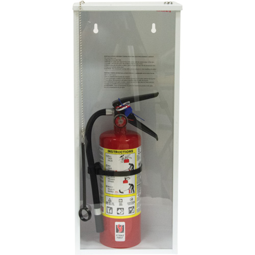 Armoire d'usage l&eacute;ger pour extincteur, 10" la x 24" h x 6" p Superchem Industries