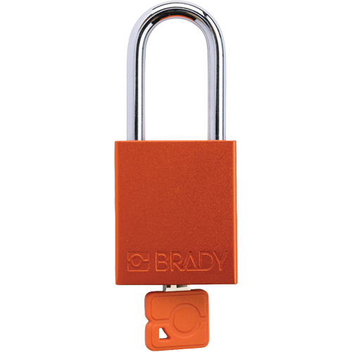 Velocity Plus Safety Lockout Padlock, Orange, Keyed Alike, Aluminum, 1-1/2" Width Superchem Industries