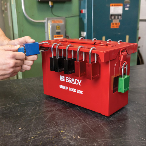Velocity Plus Safety Lockout Padlock, Orange, Keyed Alike, Aluminum, 1-1/2" Width Superchem Industries
