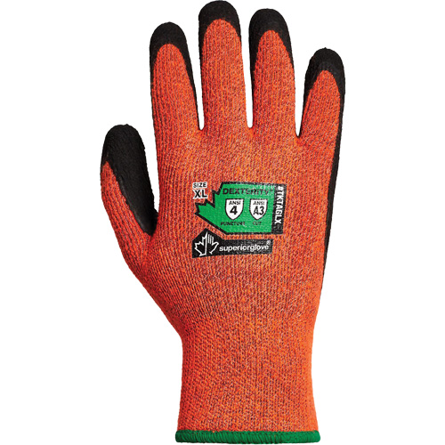 Gants d'hiver r&eacute;sistants &agrave; la coupe Dexterity TKTAGLX, Taille T-Grand, Calibre 13, Rev&ecirc;tement Latex, Enveloppe en TenActiv, ASTM ANSI niveau A3 Superchem Industries