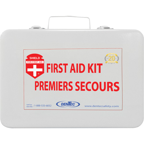 Shield First Aid Kit, British Columbia/Meets CSA Z1220-17 Type 2 Low-Risk Environment, Medium (26-50 Workers) Superchem Industries