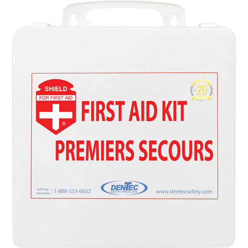 Shield First Aid Kit, Meets/Exceeds CSA Z1220-24 Type 2 Low-Risk Environment, Medium (26-50 Workers) Superchem Industries