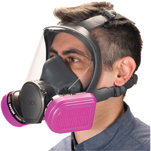 Filtre combin&eacute; semi-rectangulaire pour respirateurs, Vapeurs organiques/P100 Superchem Industries