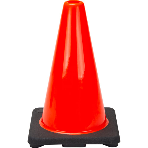 Premium Traffic Cone, 12", Orange Superchem Industries