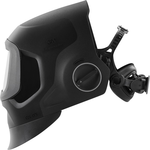 Speedglas G5-03 Pro Black Fixed Front Welding Helmet, 2.8" L x 4.3" W View Area, 8-14/3/5 Shade Range, Black Superchem Industries