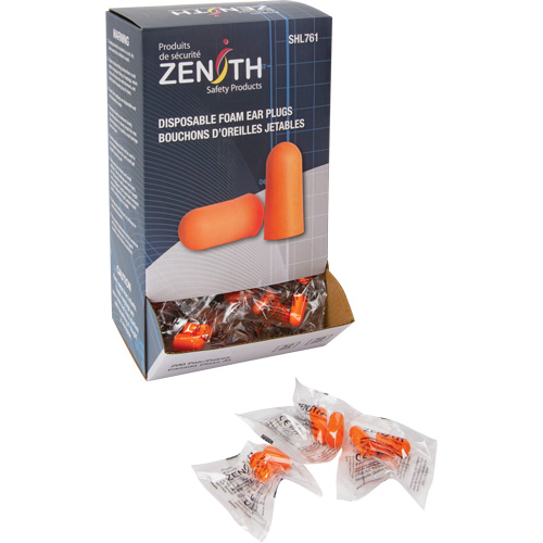 Foam Earplugs, Pair - Polybag Superchem Industries