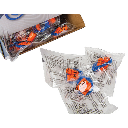 Foam Earplugs, Pair - Polybag, Corded Superchem Industries