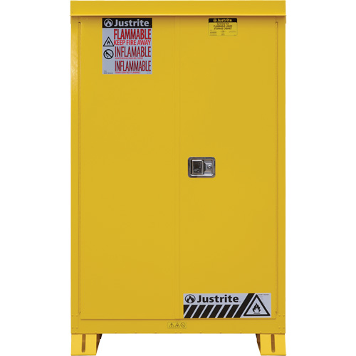 Armoire ext&eacute;rieure pour produits inflammables, 45 gal., 2 Porte(s), 43" La x 65" h x 18" p Superchem Industries