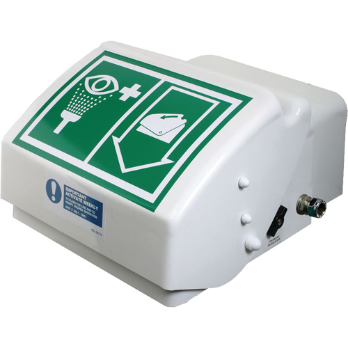 Douche oculaire/faciale, Installation Montage mural, Bol Plastique Superchem Industries