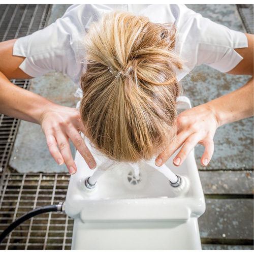 Douche oculaire/faciale, Installation Montage mural, Bol Plastique Superchem Industries