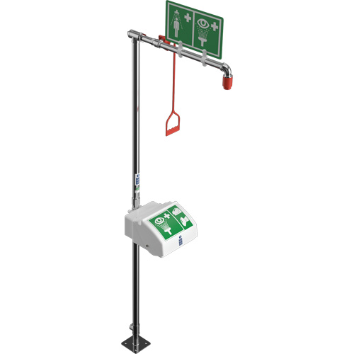 Combination Shower with Closed ABS Bowl & Bottom Inlet, Pedestal Superchem Industries