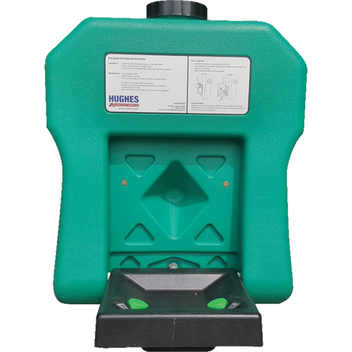 Poste de douche oculaire portable autonome, Aliment&eacute; par gravit&eacute;, Capacit&eacute; 16 gal., Conformit&eacute; ANSI Z358.1 Superchem Industries