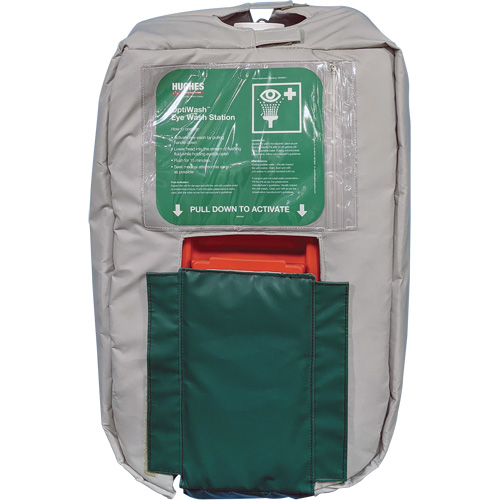 Enveloppe isol&eacute;e pour douche oculaire de 10 gallons aliment&eacute;e par gravit&eacute; Superchem Industries