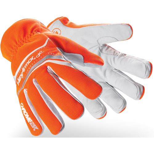 Gants r&eacute;sistant &agrave; la coupe Chrome SLT 4075, Taille 6/T-petit, Enveloppe en Ch&egrave;vre/PEHP, ASTM ANSI niveau A6/EN 388 niveau E Superchem Industries