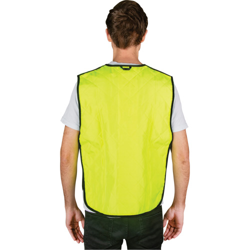 Veste refroidissante &agrave; &eacute;vaporation, Moyen, Jaune lime haute visibilit&eacute; Superchem Industries