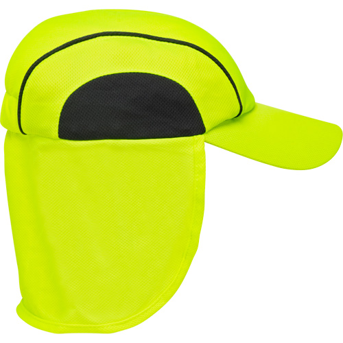 Cooling Hat with Neck Shade, Hi-Vis Lime Superchem Industries
