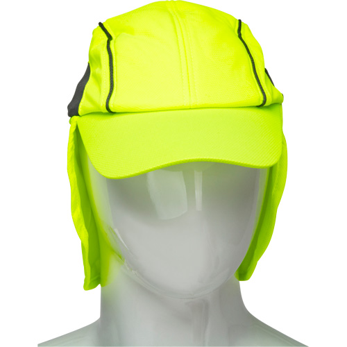 Cooling Hat with Neck Shade, Hi-Vis Lime Superchem Industries