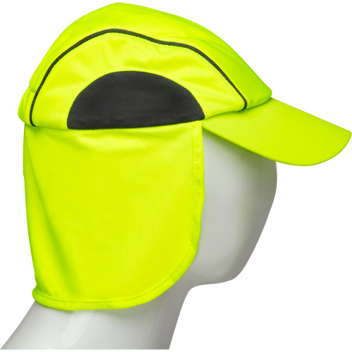 Cooling Hat with Neck Shade, Hi-Vis Lime Superchem Industries