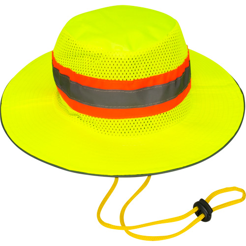 Evaporative Cooling Ranger Hat, Hi-Vis Lime Superchem Industries