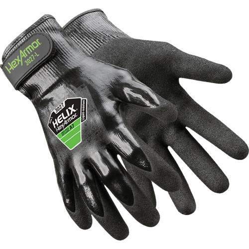 Gants Helix 3027, Taille 6/T-petit, Calibre 21, Rev&ecirc;tement Nitrile, Enveloppe en PEHP, ASTM ANSI niveau A7 Superchem Industries