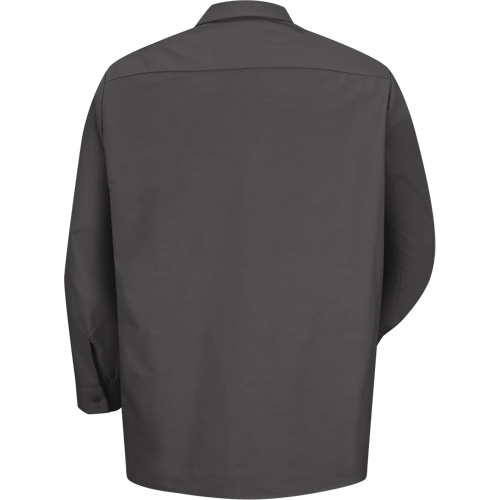 Long Sleeve Industrical Work Shirt, Men's, Small, Charcoal Superchem Industries