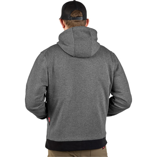 M12 Heated Hoodie (Jacket Only), Men's, Large, Grey, Poly-Cotton Superchem Industries