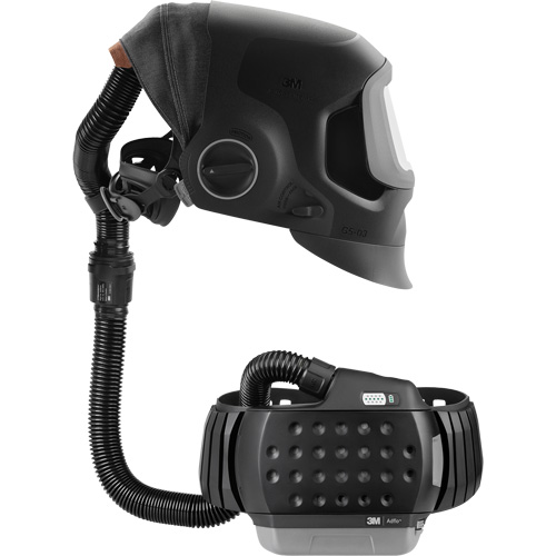 Casque de soudage Speedglas G5-03 Pro-Air avec syst&egrave;me de respirateur d'&eacute;puration d'air propuls&eacute; Adflo — SANS filtre autoassombrissant, Masque de soudage, Pile Lithium-ion Superchem Industries